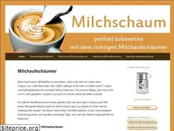 Sites similar to milchschaum.net