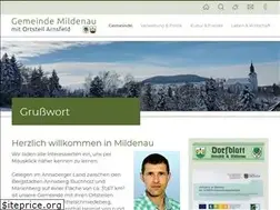 Sites similar to mildenau.de