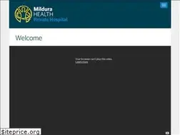 Sites similar to milduraprivatehospital.com.au