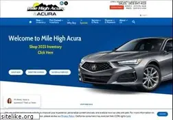 Sites similar to milehighacura.com