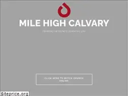 Sites similar to milehighcalvary.com