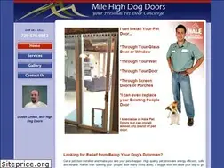 Sites similar to milehighdogdoors.com