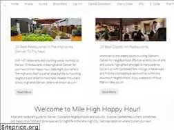 Sites similar to milehighhappyhour.com