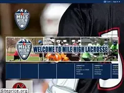 Sites similar to milehighlacrosse.com