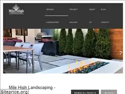 Sites similar to milehighlandscaping.com