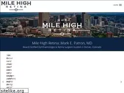 Sites similar to milehighretina.com