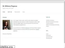 Sites similar to milenapopova.eu
