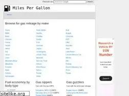Sites similar to miles-per-gallon.com