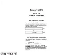 Sites similar to miles-to-km.appspot.com
