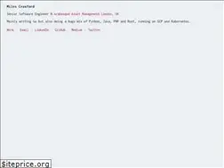 Sites similar to milescroxford.com