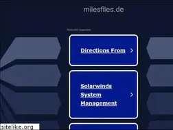 Sites similar to milesfiles.de