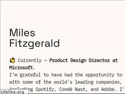 Sites similar to milesfitzgerald.com