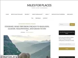 Sites similar to milesforplaces.com