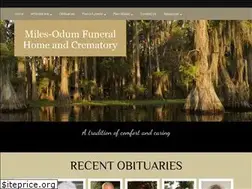 Sites similar to milesodumfuneralhome.com