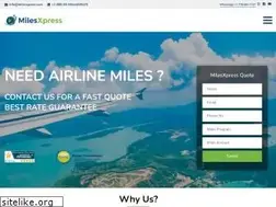 Sites similar to milesxpress.com