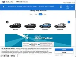 Sites similar to milfordsubaru.com