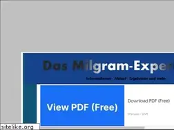 Sites similar to milgram-experiment.com