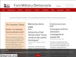 Sites similar to miliciaydemocracia.org