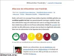 Sites similar to milieustickervoorfrankrijk.nl