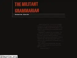 Sites similar to militantgrammarian.com