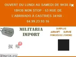 Sites similar to militariaimport.com