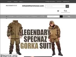 Sites similar to militaristwear.com