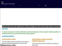 Sites similar to militarycollegesui.edu.pk