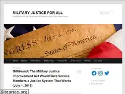 Sites similar to militaryjusticeforall.com