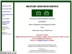 Sites similar to militaryresearch.org
