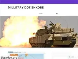 Sites similar to militarysnkobe.wordpress.com