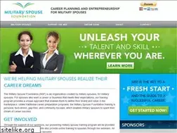 Sites similar to militaryspousefoundation.org