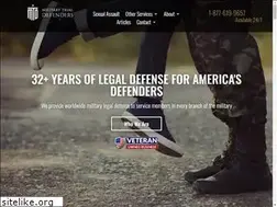 Sites similar to militarytrialdefenders.com