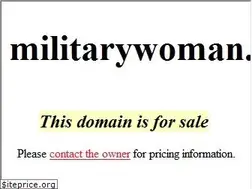 Sites similar to militarywoman.org