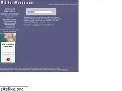 Sites similar to militarywords.com