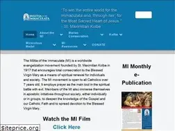 Sites similar to militiaoftheimmaculata.com