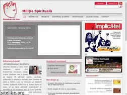 Sites similar to militiaspirituala.ro