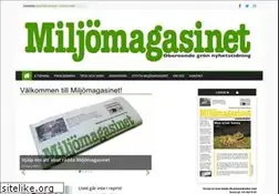 Sites similar to miljomagasinet.se