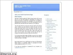 Sites similar to milk2solidfood.com