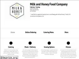 Sites similar to milkandhoneyfoodcompany.com