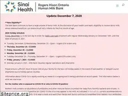 Sites similar to milkbankontario.ca