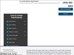 Sites similar to millcreekfootandankle.com