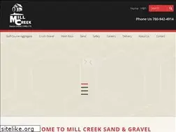 Sites similar to millcreeksandgravel.com