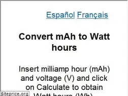 Sites similar to milliamps-watts.appspot.com