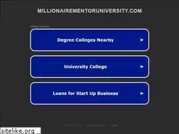 Sites similar to millionairementoruniversity.com