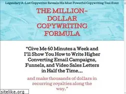 Sites similar to milliondollarcopywritingformula.com