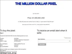 Sites similar to milliondollarpixel.com