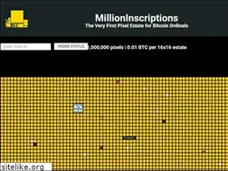 Sites similar to millioninscriptions.com