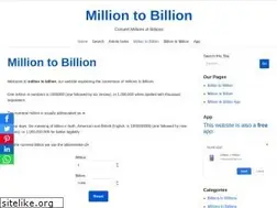 Sites similar to milliontobillion.com