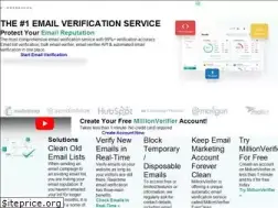 Sites similar to millionverifier.com