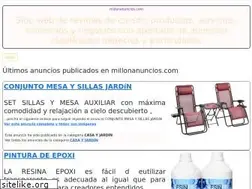 Sites similar to millonanuncios.com